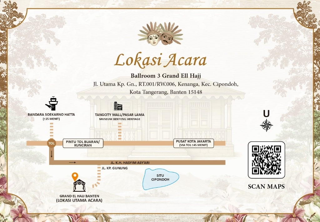 Denah Rute Lokasi Acara